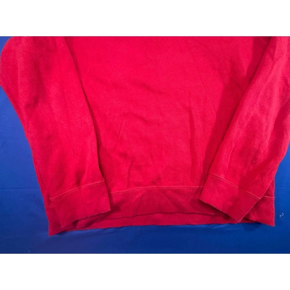 Polo Ralph Lauren shawl Collar Knit Sweater Pullover Red Size XXL 2XL Cotton‎